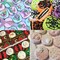 Round Chocolate Cookie Molds, New Size 12-Cavity Cylinder Chocolate Cover Cookie Silicone Molds for Candy Mini Cakes Jelly Baking(2 Pack)